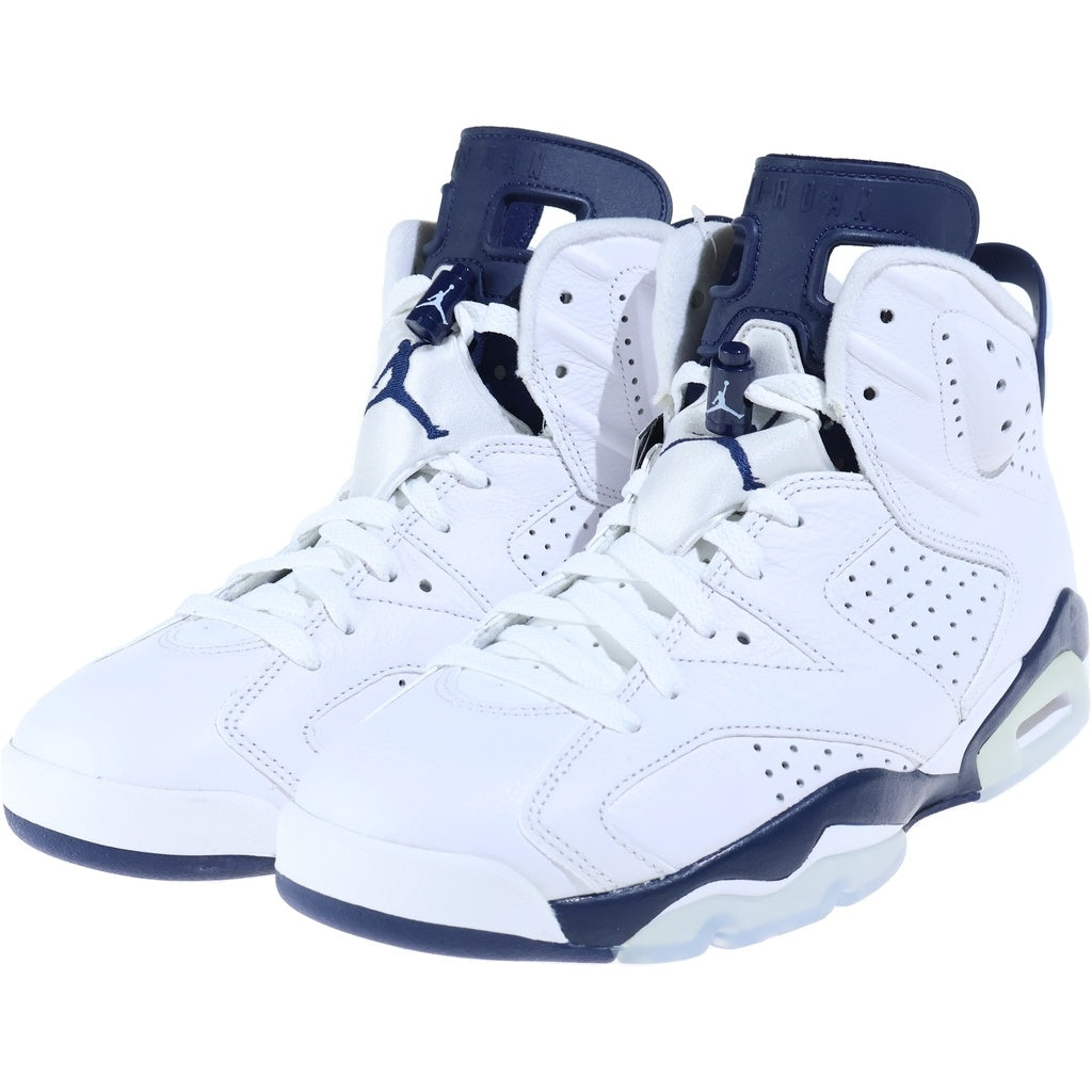 NIKE(ナイキ) AIR JORDAN 6 MIDNIGHT NAVY エアジョーダン6 ミッドナイトネイビー ハイカットスニーカー ホワイト/ネイビー US9/27cm CT8529-141