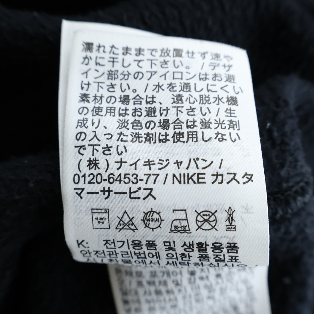 NIKE(ナイキ) ×STUSSY WASHED FLEECE CREWNECK ウォッシュド フリース クルーネックスウェットトレーナー ブラック DO5310-010
