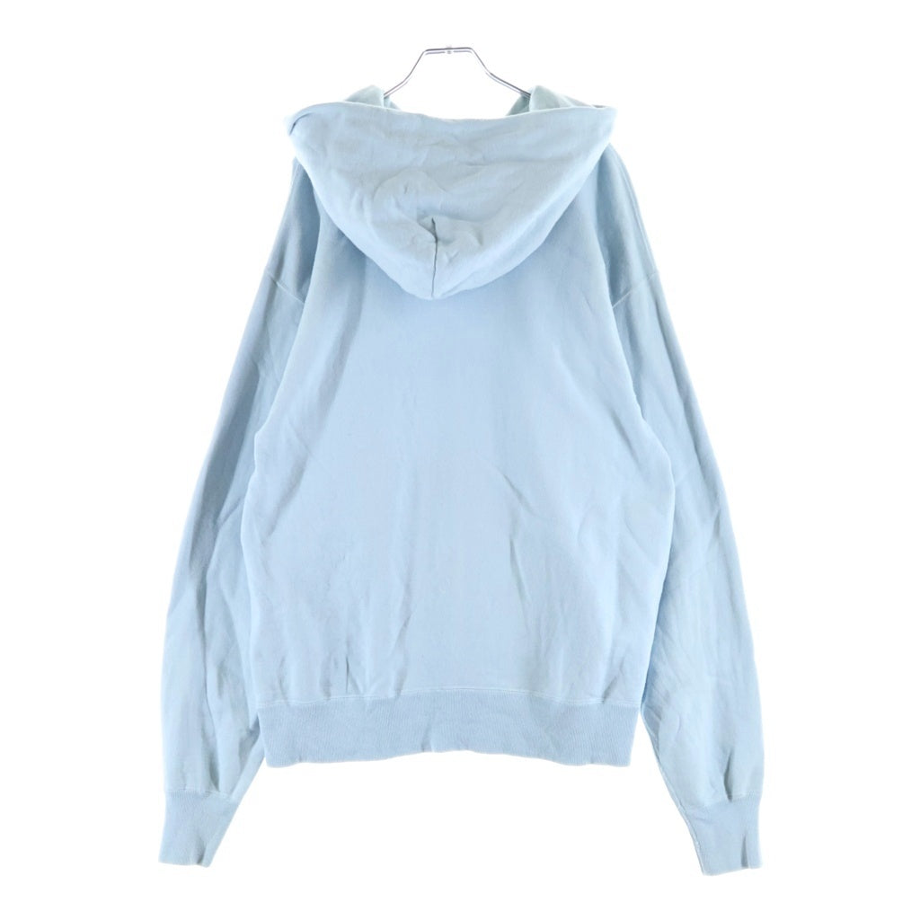 SAINT MICHAEL(セントマイケル) 22SS Logo Pullover Parka ロゴ プルオーバーパーカー スウェット ライトブルー SM-S22-0000-043