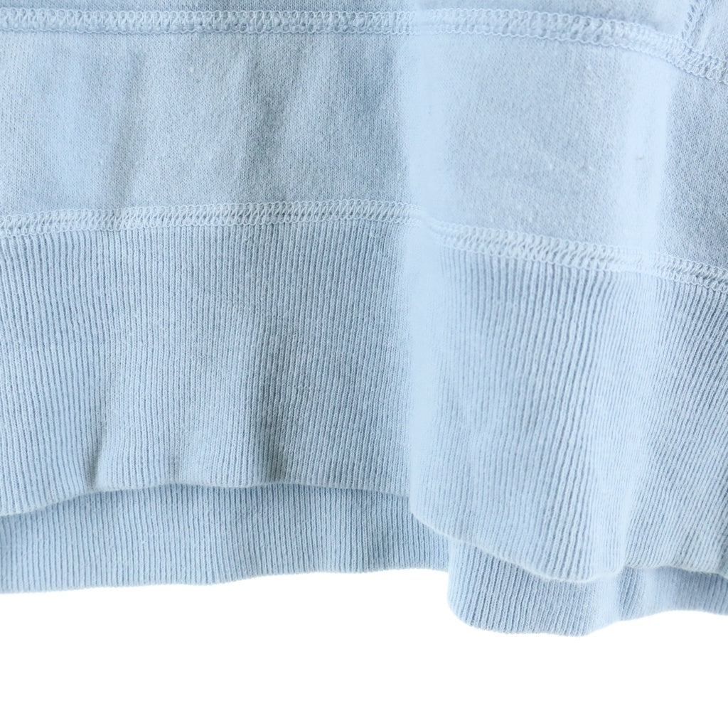 SAINT MICHAEL(セントマイケル) 22SS Logo Pullover Parka ロゴ プルオーバーパーカー スウェット ライトブルー SM-S22-0000-043