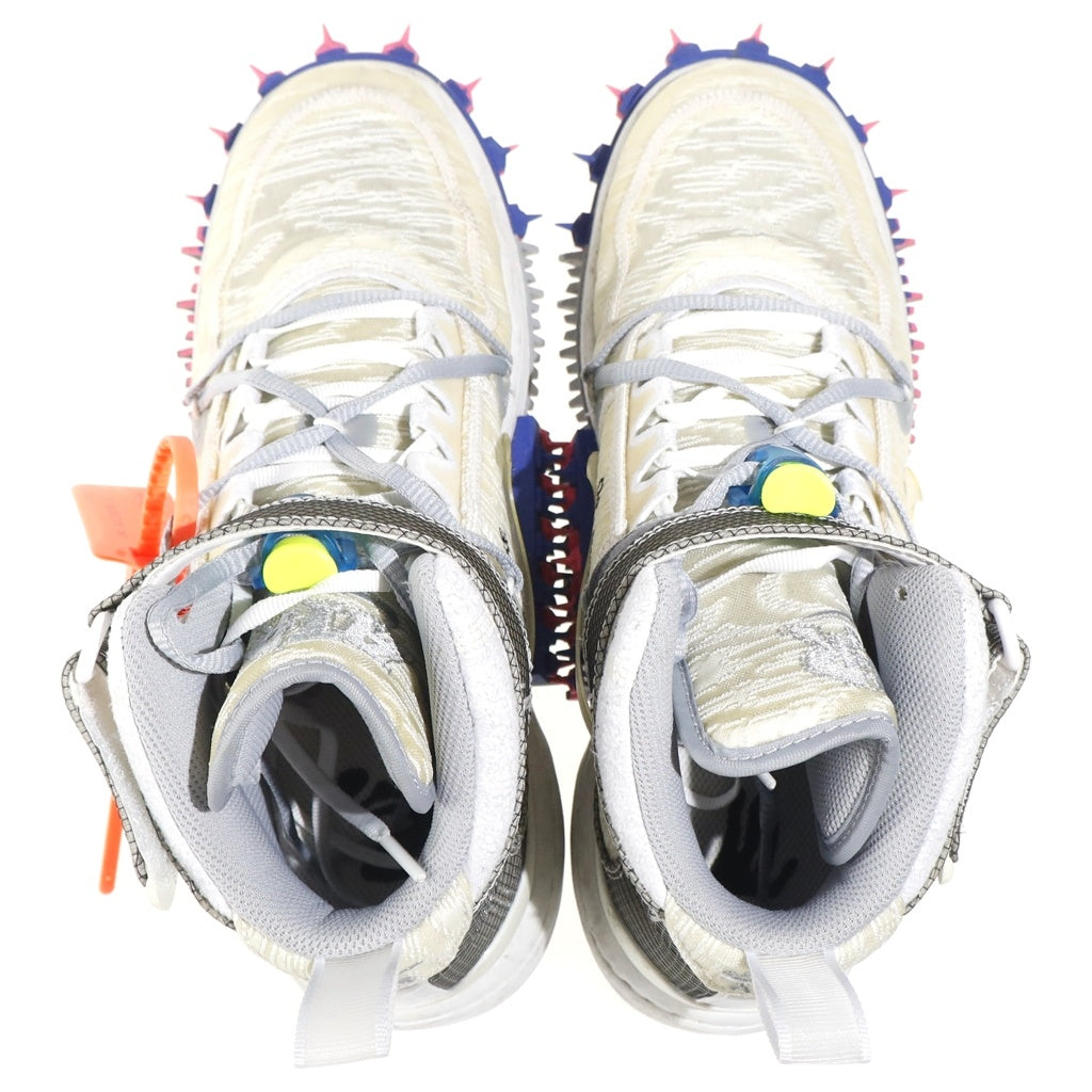 NIKE(ナイキ) ×OFF-WHITE AIR FORCE 1 MID オフホワイト エアフォース1 ミッドカットスニーカー ホワイト US8.5/26.5cm D06290-100