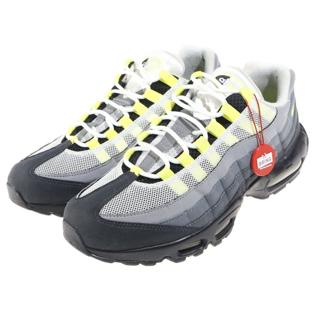 NIKE(ナイキ) AIR MAX 95 OG NEON YELLOW エアマックス95 ネオンイエロー ローカットスニーカー グレー/イエロー US9.5/27.5cm CT1689-001