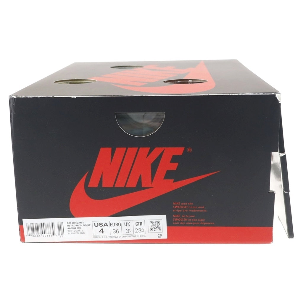 NIKE(ナイキ) ×V.A.A AIR JORDAN 1 RETRO HIGH OG ALASKA エアジョーダン1 アラスカ ハイカットスニーカーホワイト レディース US4/23cm AA3834-100
