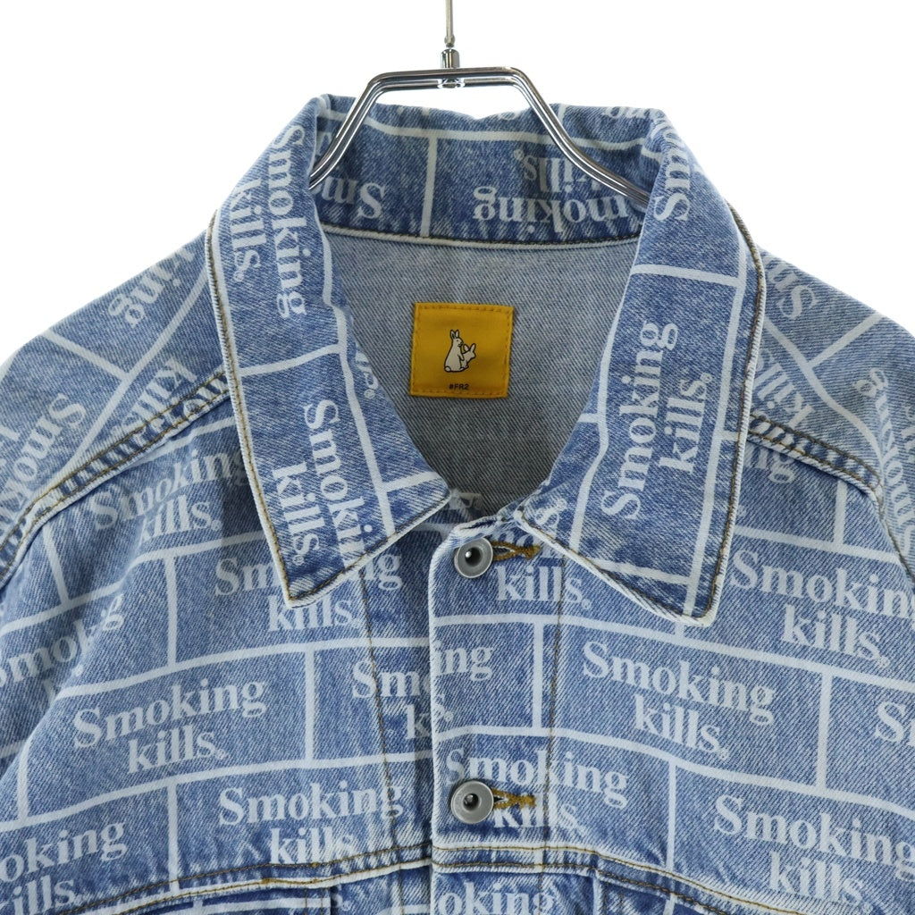 FR2(エフアールツー) Smoking kills Denim Jacket スモーキングキルズ デニムジャケット インディゴ FRJ085