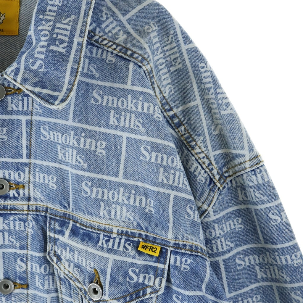 FR2(エフアールツー) Smoking kills Denim Jacket スモーキングキルズ デニムジャケット インディゴ FRJ085