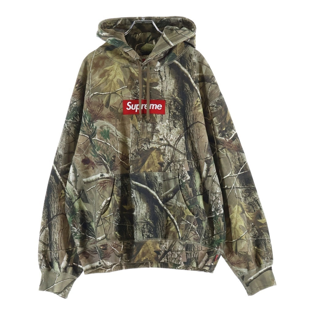 SUPREME(シュプリーム) 25AW Box Logo Hooded Sweatshirt Realtree AP Camo ボックスロゴ フーデッドスウェットシャツ プルオーバーパーカー リアルツリー カモ ブラウン