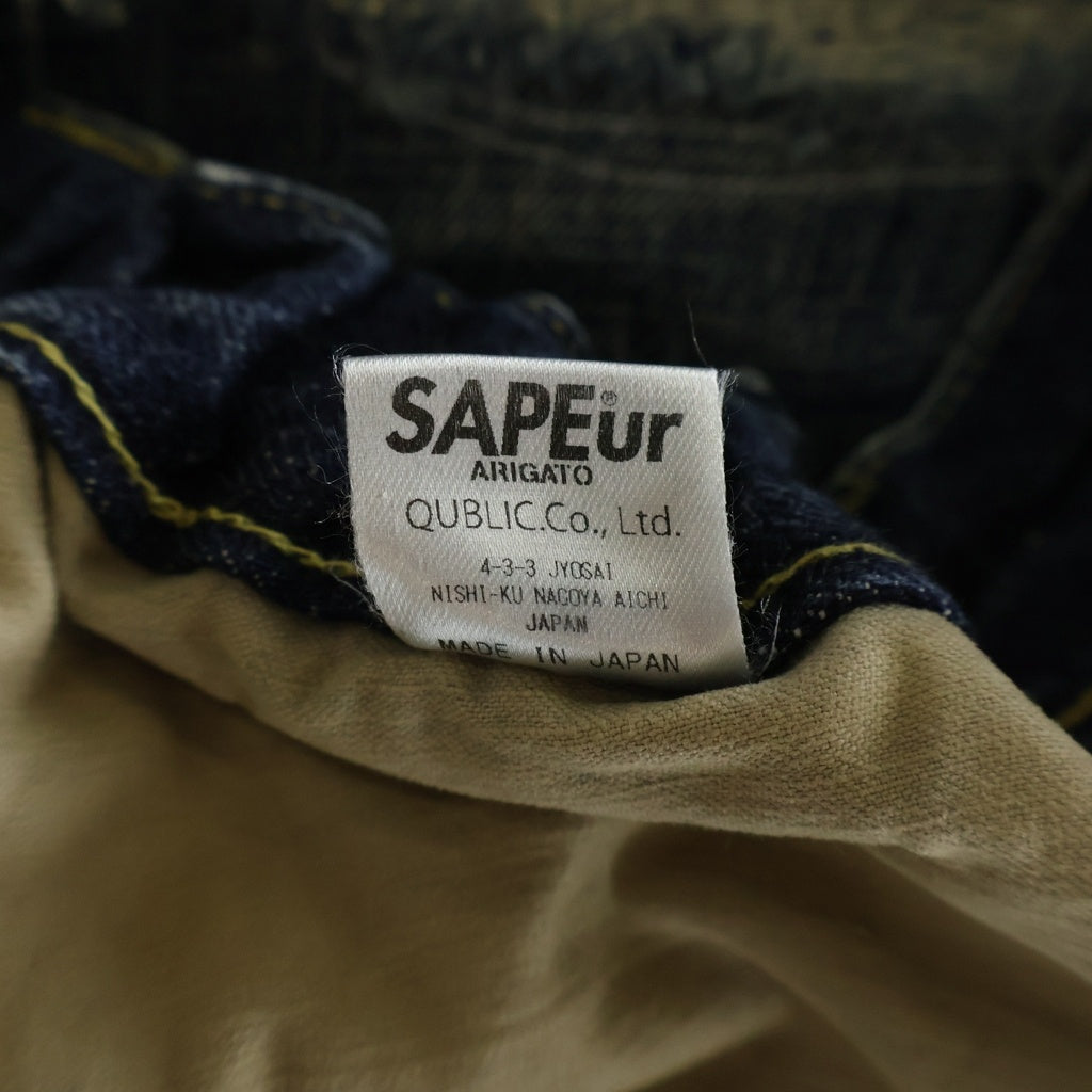 SAPEur(サプール) 5550XX REBOOT Remake Denim Pants リブート リメイクデニムパンツ インディゴ