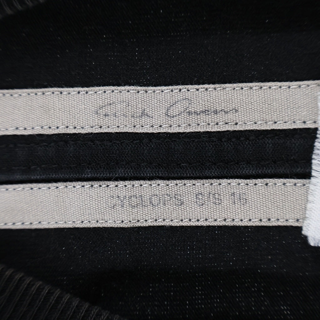 Rick Owens(リックオウエンス) 16SS CYCLOPS期 オーバーサイズ 半袖Tシャツ ブラック RU16S3282-BA