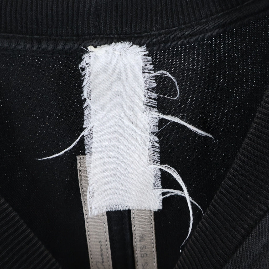 Rick Owens(リックオウエンス) 16SS CYCLOPS期 オーバーサイズ 半袖Tシャツ ブラック RU16S3282-BA