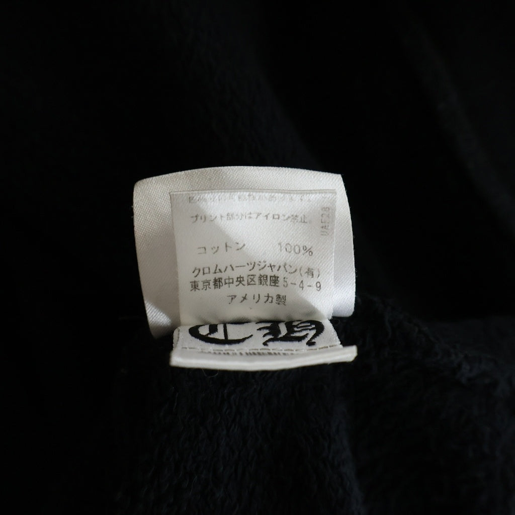 CHROME HEARTS(クロムハーツ) ×MATTY BOY 99 Eyes Chomper SWTSHRT PLVR マッティボーイ 99アイズ 袖フローラル プルオーバーパーカー ブラック