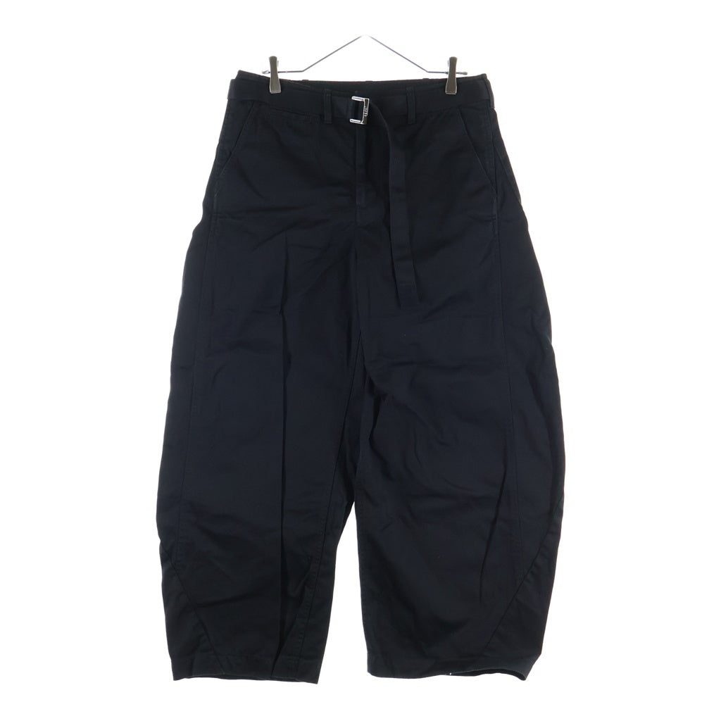 Sacai(サカイ) 26SS Cotton Chino Pants コットンチノパンツ ブラック 26-03909M