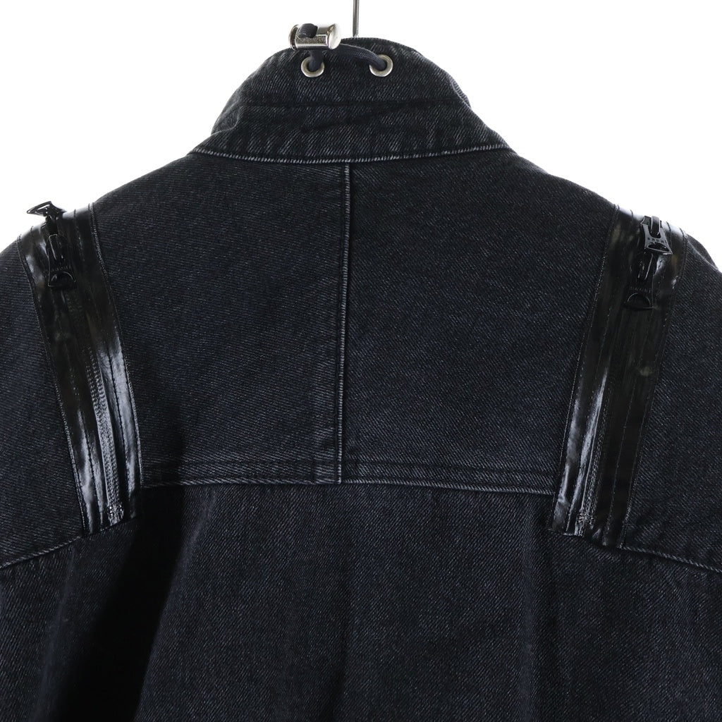 Sacai(サカイ) 26ss ジップアップデニムジャケット ブラック 26-03927M