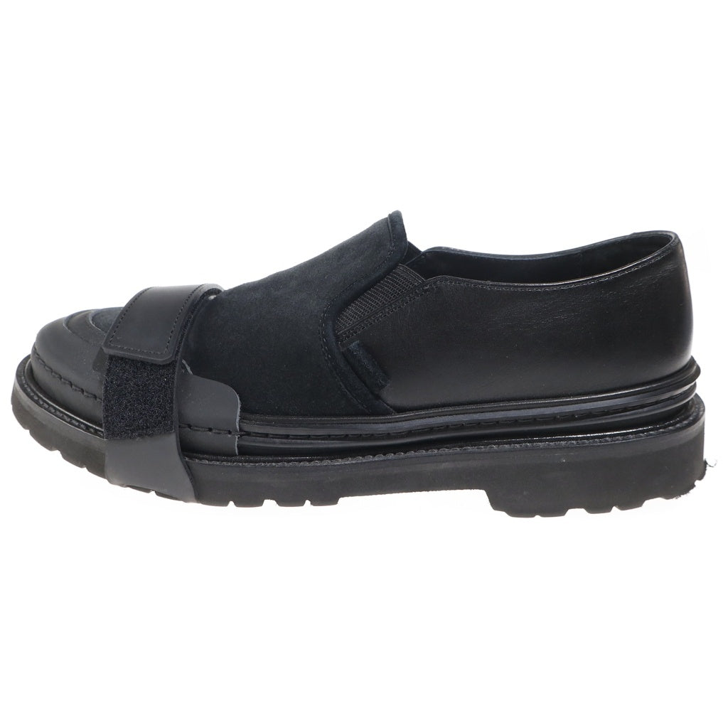 Sacai(サカイ) 25AW Dresscross Shoes ドレスクロスシューズ レザーシューズ ブラック 26-03996M