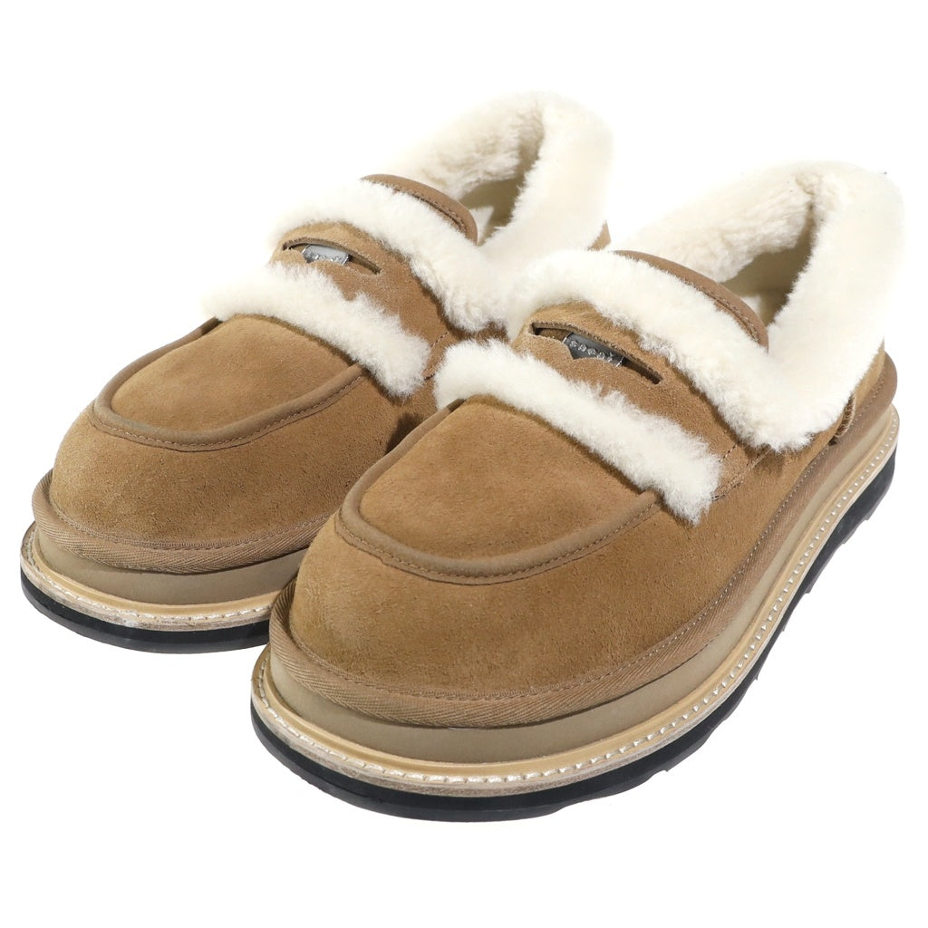 Sacai(サカイ) 25AW ×UGG Loafer Chestnut アグ ローファー チェスナット ボアシューズ ブラウン 1178370