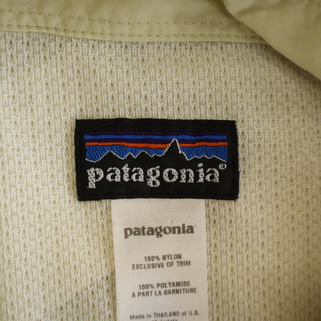 PATAGONIA(パタゴニア) USA製 Guidewater Shirt ガイドウォーター シャツ ジップアップ ナイロン ベージュ