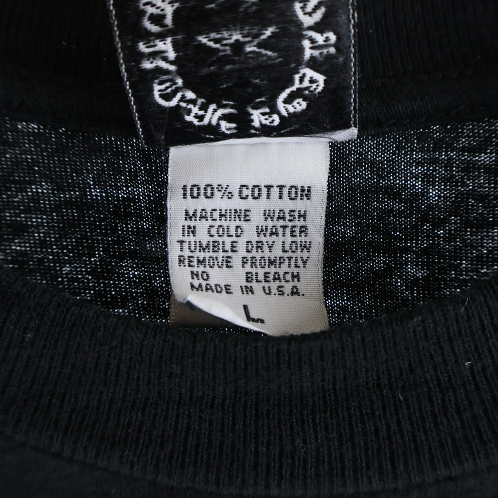 CHROME HEARTS(クロムハーツ) OLD FOTI HANDHORSEMAN TEE オールド ホースマンプリント クルーネック 胸ポケット 半袖Tシャツ カットソー ブラック