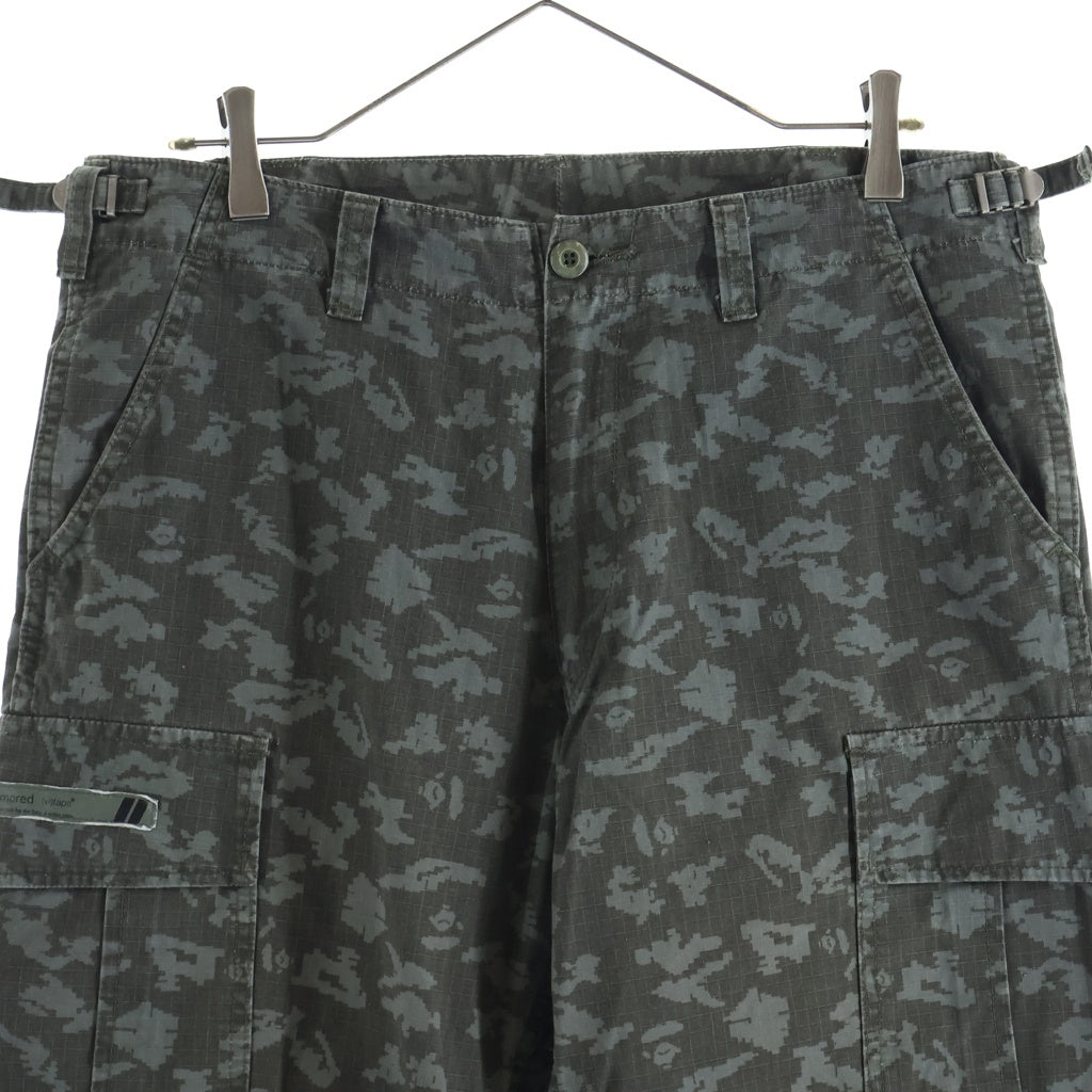 WTAPS(ダブルタップス) 05SS ×A BATHING APE ジップフライ カモ柄 カーゴパンツ グレー SPDT-AP-M03