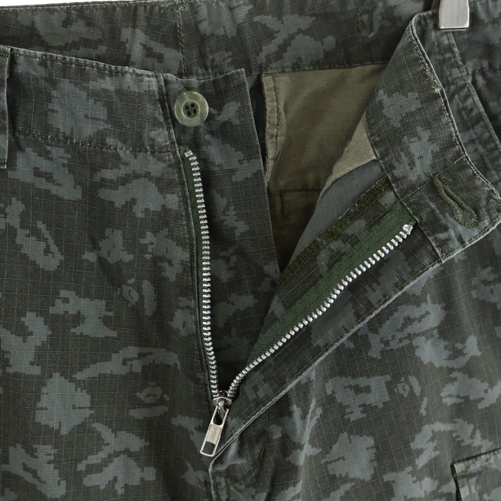 WTAPS(ダブルタップス) 05SS ×A BATHING APE ジップフライ カモ柄 カーゴパンツ グレー SPDT-AP-M03