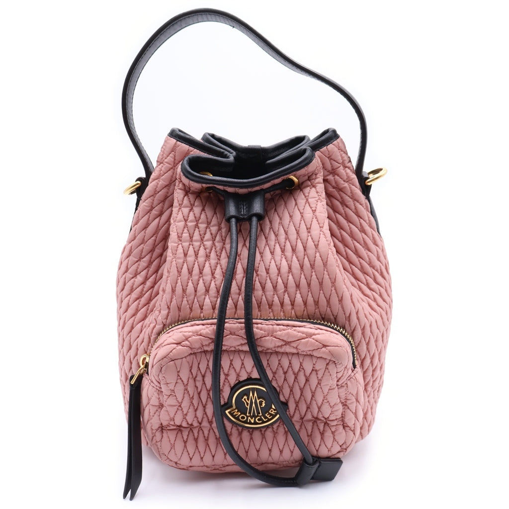 MONCLER(モンクレール) Kilia Drawstring キリア ドローストリング 2way ショルダーバッグ ピンク H209B5L00004