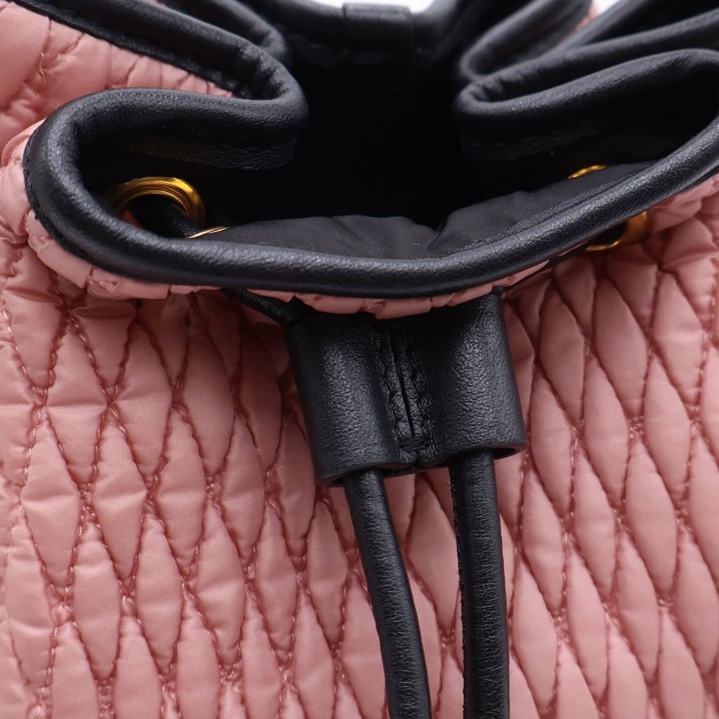 MONCLER(モンクレール) Kilia Drawstring キリア ドローストリング 2way ショルダーバッグ ピンク H209B5L00004