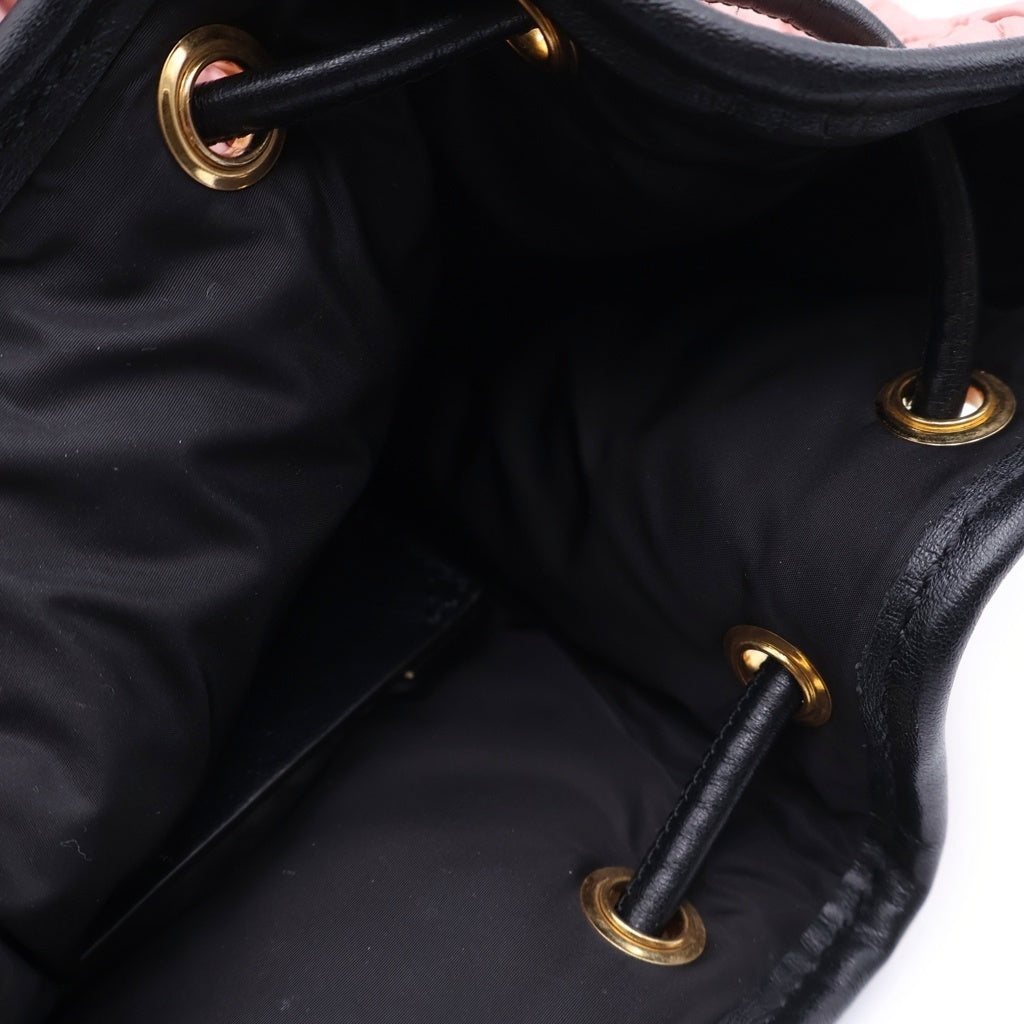 MONCLER(モンクレール) Kilia Drawstring キリア ドローストリング 2way ショルダーバッグ ピンク H209B5L00004