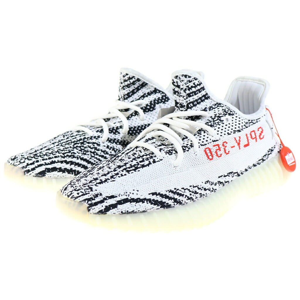 adidas(アディダス) YEEZY Boost 350 Zebra イージーブースト350 V2 ゼブラ ローカットスニーカー ホワイト/ブラック US9/27cm CP9654