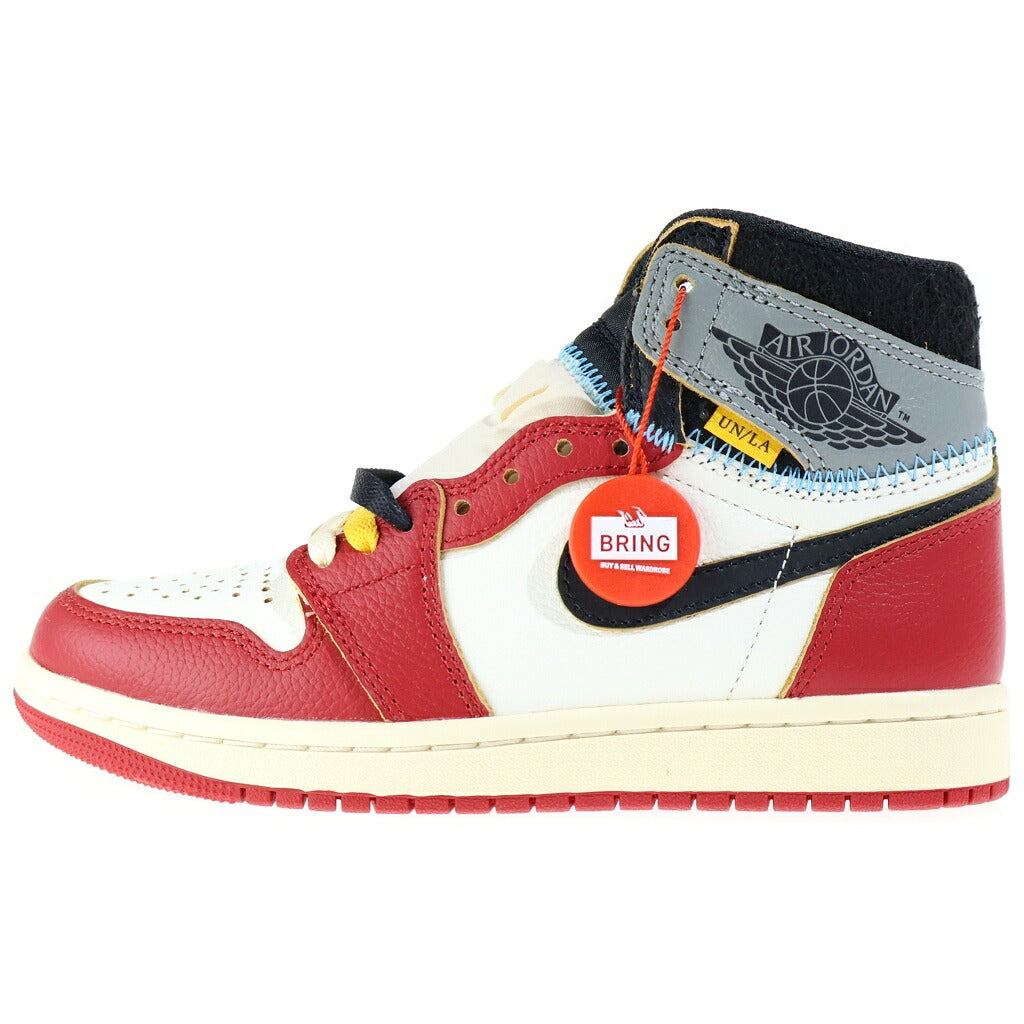 NIKE(ナイキ) ×UNION AIR JORDAN 1 RETRO HIGH OG CHICAGO SHADOW ユニオン エアジョーダン レトロ シカゴ シャドウ ハイカットスニーカー レッド/ホワイト US4/23cm HV8563-600