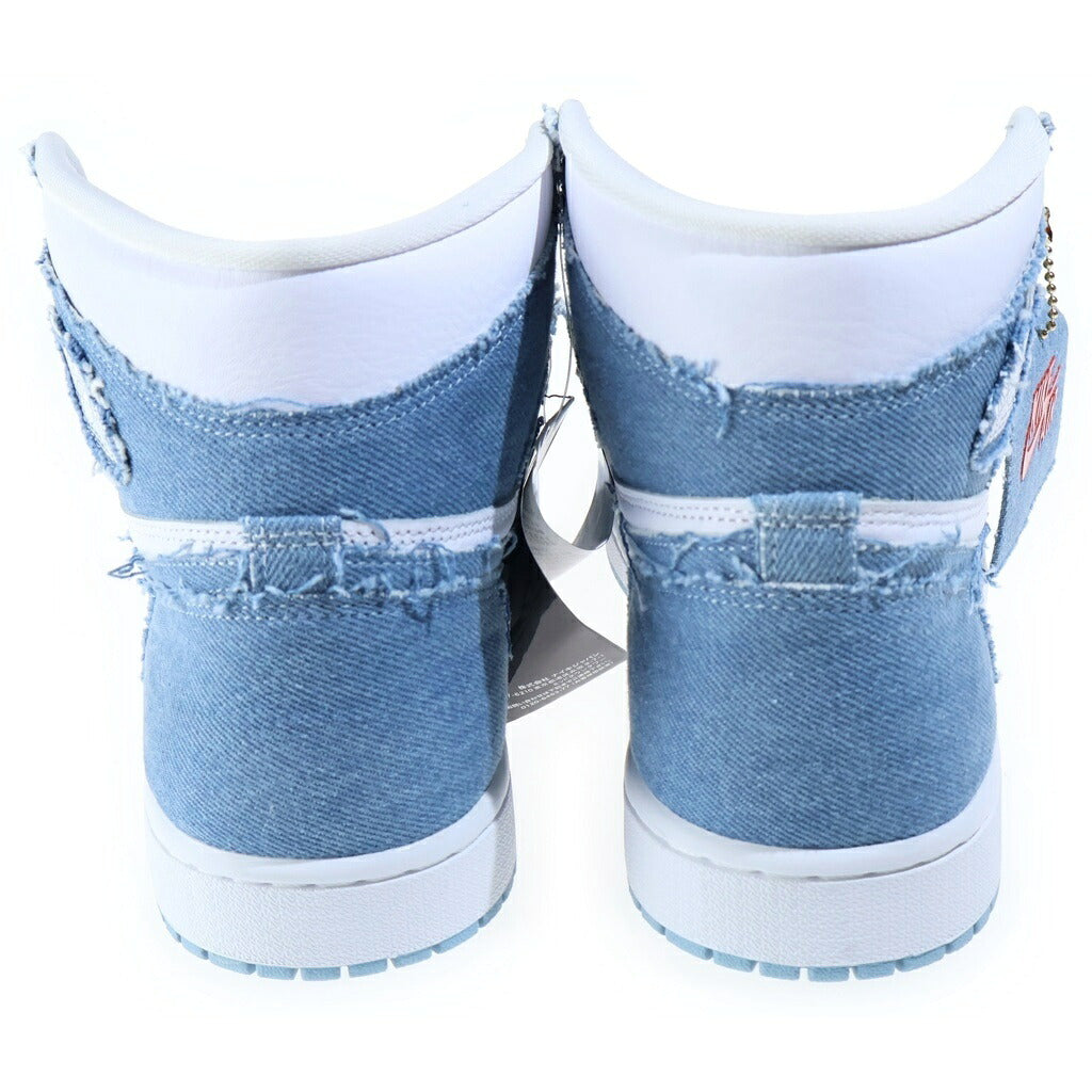 NIKE(ナイキ) WMNS AIR JORDAN1 HIGH OG DENIM DM9036-104 エアジョーダン1 デニム ウィメンズ ハイカットスニーカー インディゴ/ホワイト US11/28.0cm レディース