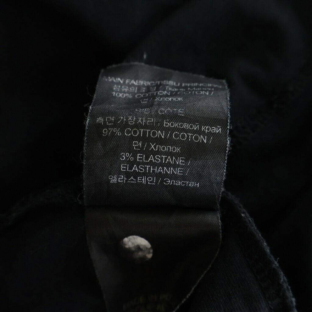 VETEMENTS(ヴェトモン) 21AW ダブルバッジ グラフィック プリント 半袖Tシャツ カットソー ブラック UA52TR480B