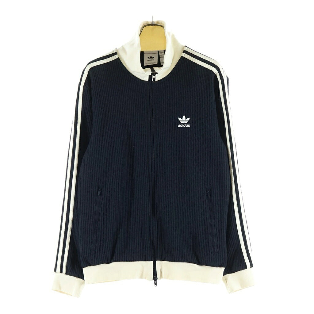 adidas(アディダス) ワッフル クラシック トラッカージャケット ブラック/ホワイト JW0110