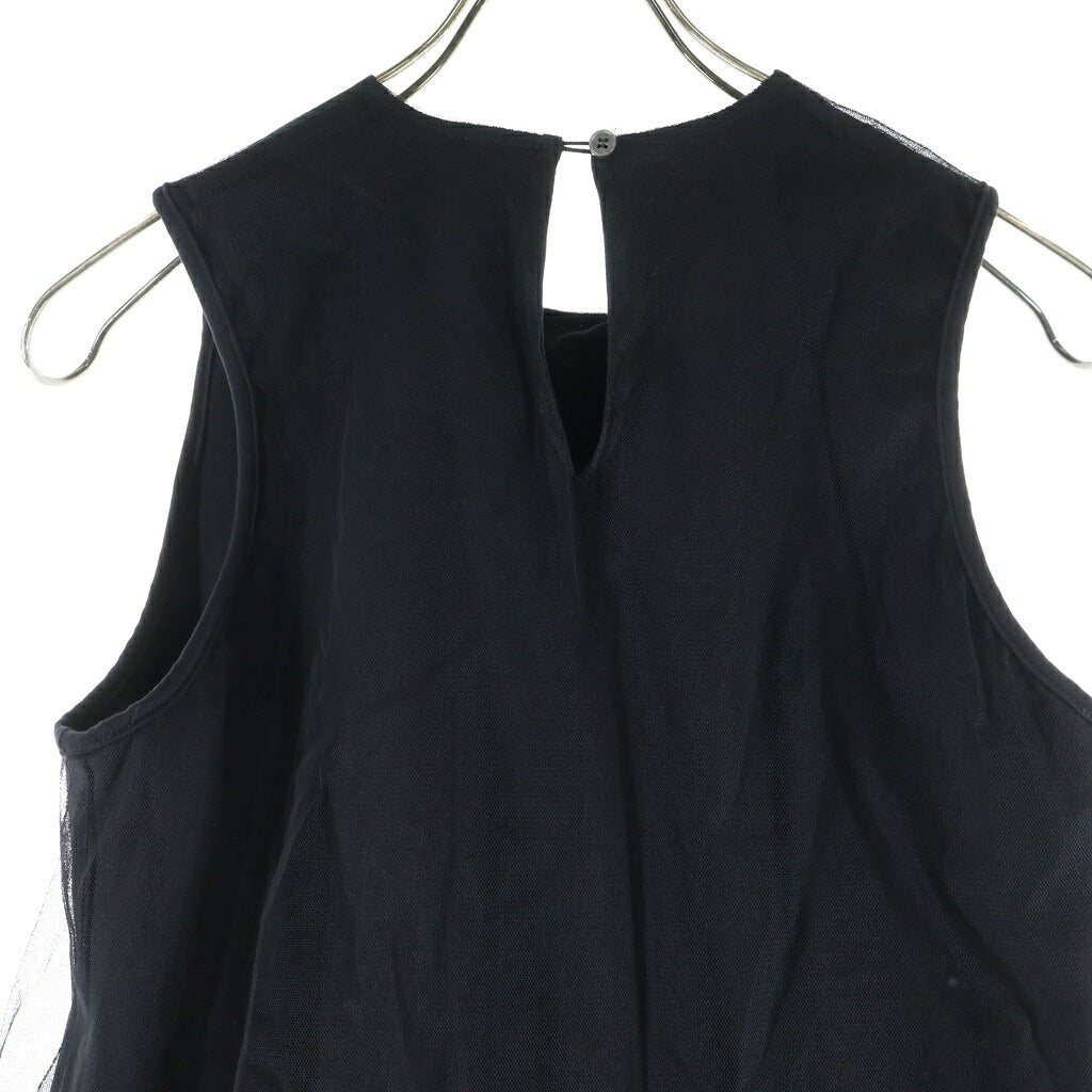 NO BRAND(ノーブランド) CYGNE【シーニョ】 チュール ロング ワンピース ドレス レディース ブラック CY2411-06-013