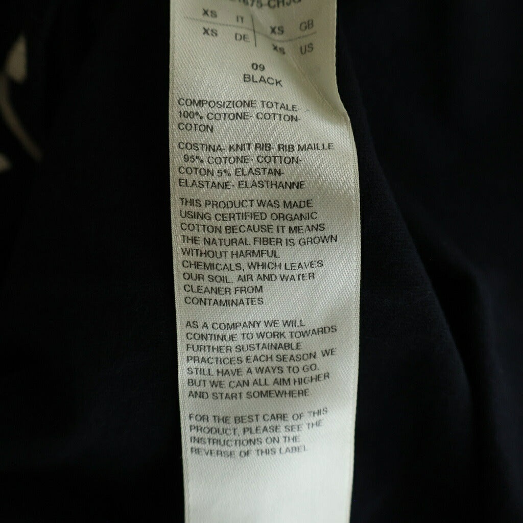 Rick Owens(リックオウエンス) ×Champion チャンピオン 半袖Tシャツ カットソー ブラック CM01E1675-CHJG