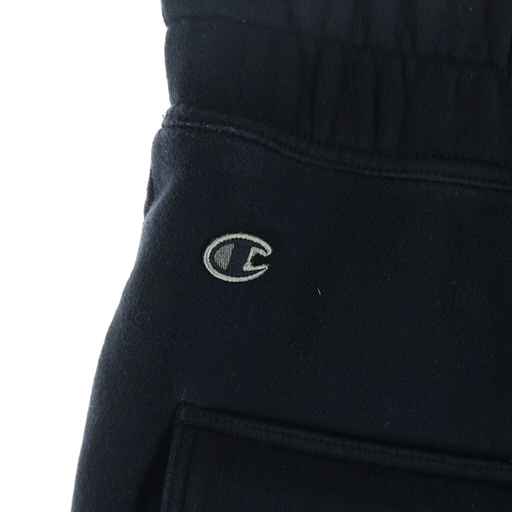 Rick Owens(リックオウエンス) 23SS ×Champion Beveled Pods チャンピオン スウェットショーツ ブラック CM01E1688-CHFE