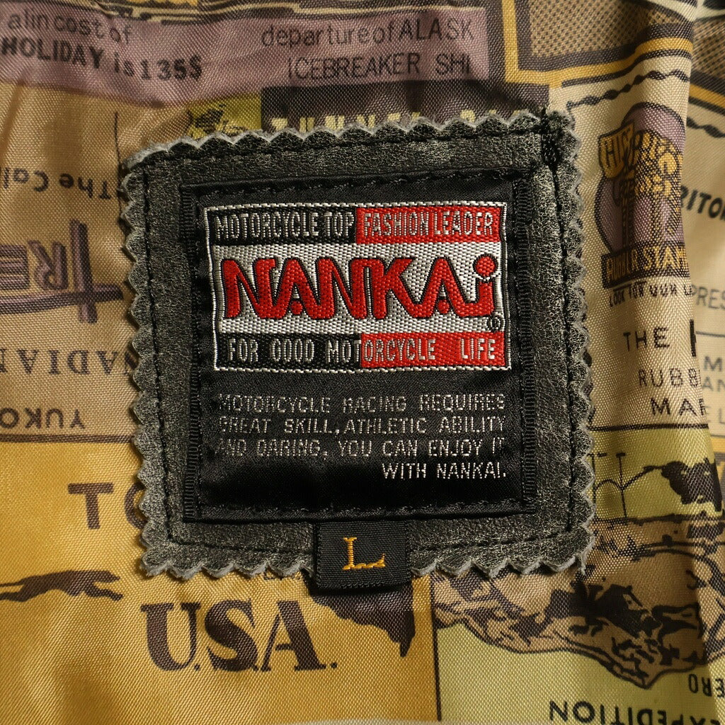 NANKAI(ナンカイ) 【NANKAI】 ナンカイ ダブルライダース レザージャケット ブラック