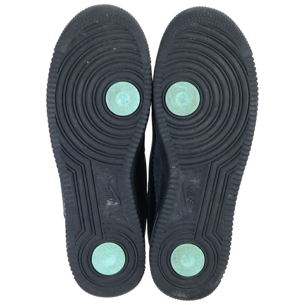 NIKE(ナイキ) ×TIFFANY&CO AIR FORCE 1 LOW 1837 BLACK DZ1382-001 ティファニー エアフォース1 ローカットスニーカー ブラック US10.5/28.5cm