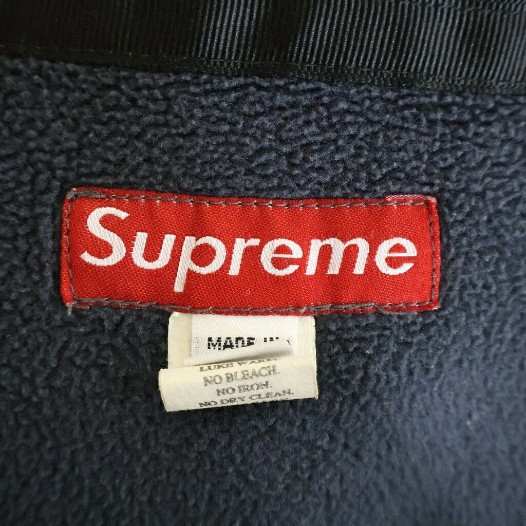 SUPREME(シュプリーム) 98AW VINTAGE POLARTEC Fleece JKT ヴィンテージ ポーラーテック フリースジャケット ネイビー
