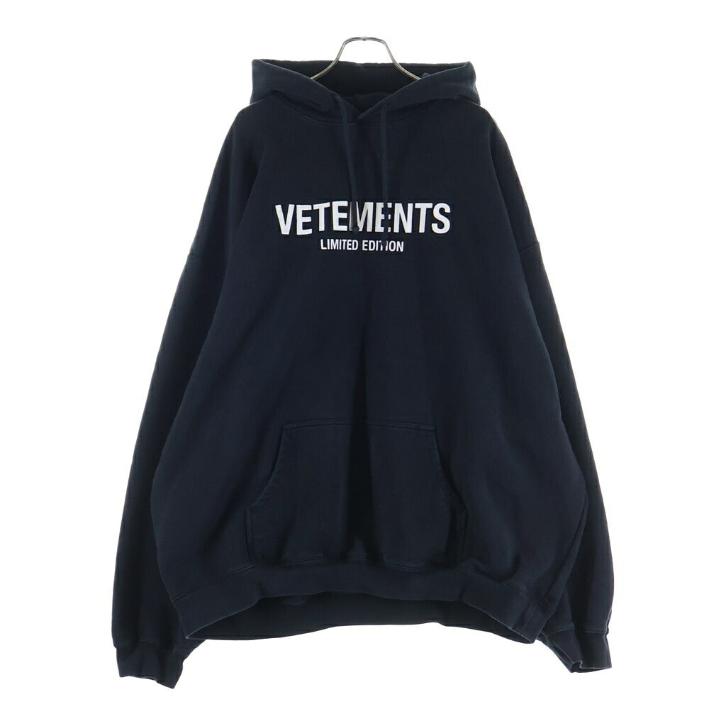 VETEMENTS(ヴェトモン) 23SS LOGO LIMITED EDITION HOODIE ロゴ リミテッドエディション フーデットスウェット プルオーバーパーカー UE63HD720X