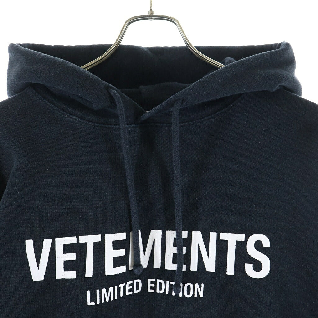 VETEMENTS(ヴェトモン) 23SS LOGO LIMITED EDITION HOODIE ロゴ リミテッドエディション フーデットスウェット プルオーバーパーカー UE63HD720X