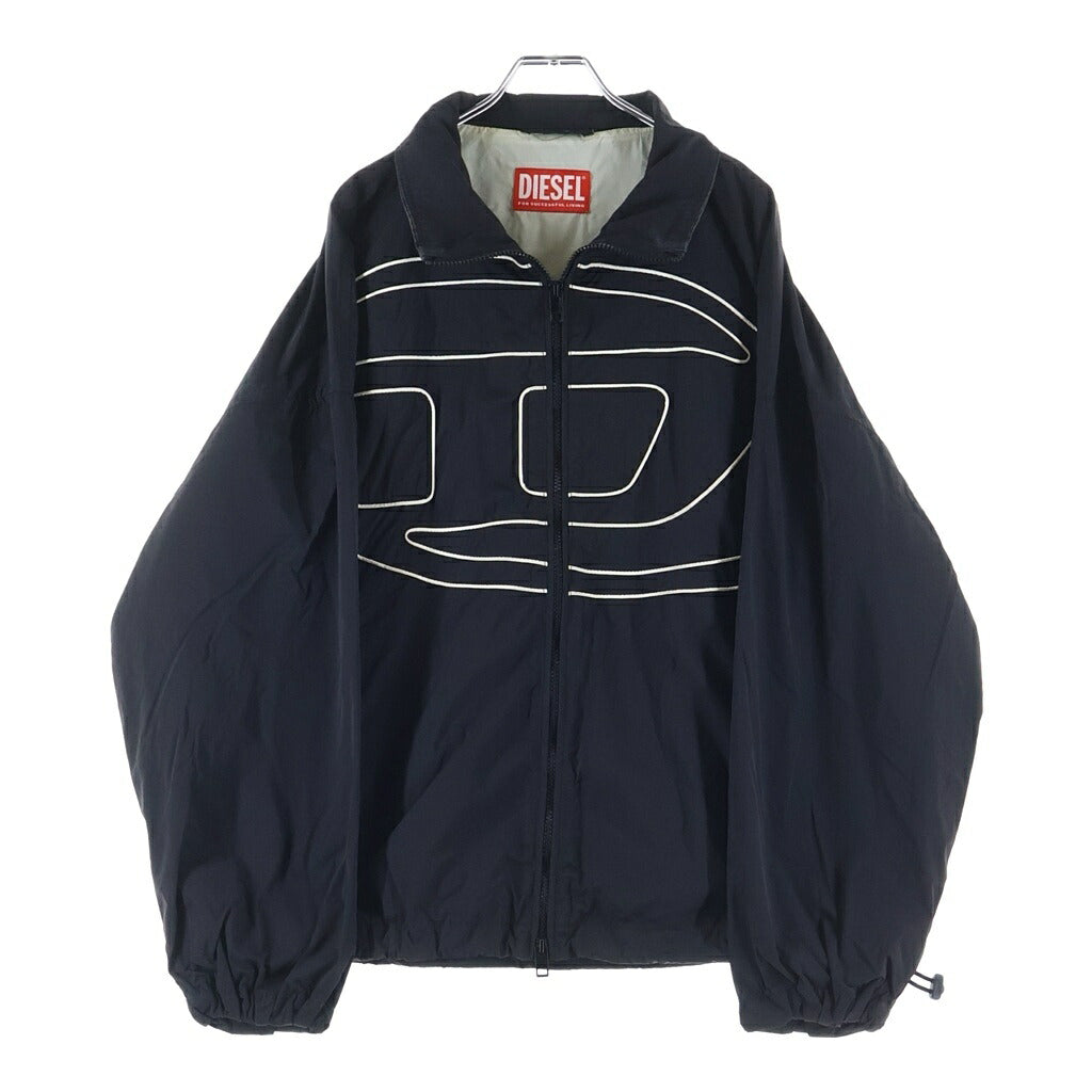 DIESEL(ディーゼル) J-VATEL ロゴナイロンジャケット ブラック 0AKAD A12601 OAKAD
