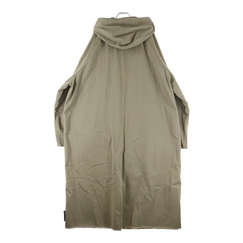 BALENCIAGA(バレンシアガ) フード付き ジップアップ ロングコート ベージュ 602023 TBP01