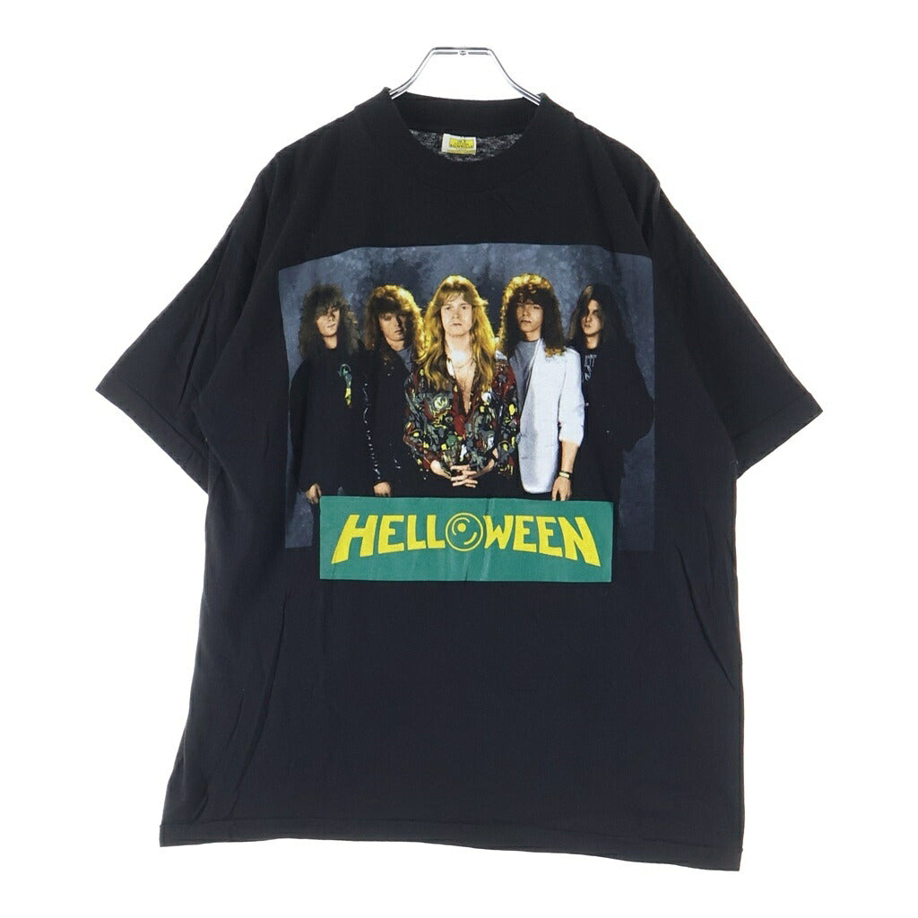 VINTAGE(ヴィンテージ) 90S HELLOWEEN ハロウィン フロントプリント 半袖Tシャツ カットソー ブラック