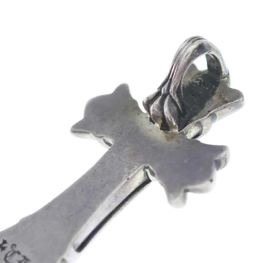 CHROME HEARTS(クロムハーツ) DBL CH CRS SML スモール ダブルCHクロスペンダントトップ シルバー BCA247