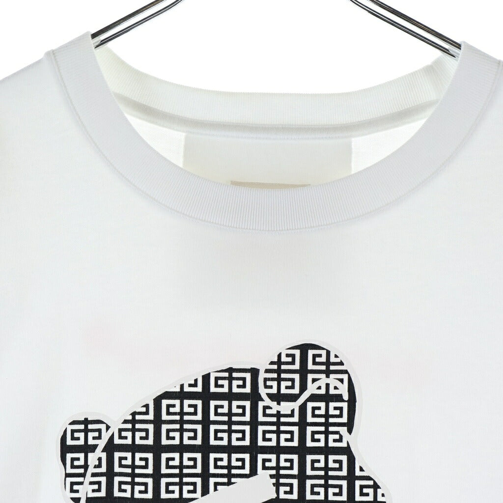 GIVENCHY(ジバンシィ) ×UNDERCOVER GINZA SIX 銀座シックス限定 ベアプリント クルーネック半袖Tシャツ カットソーホワイト BM71JB3YMF