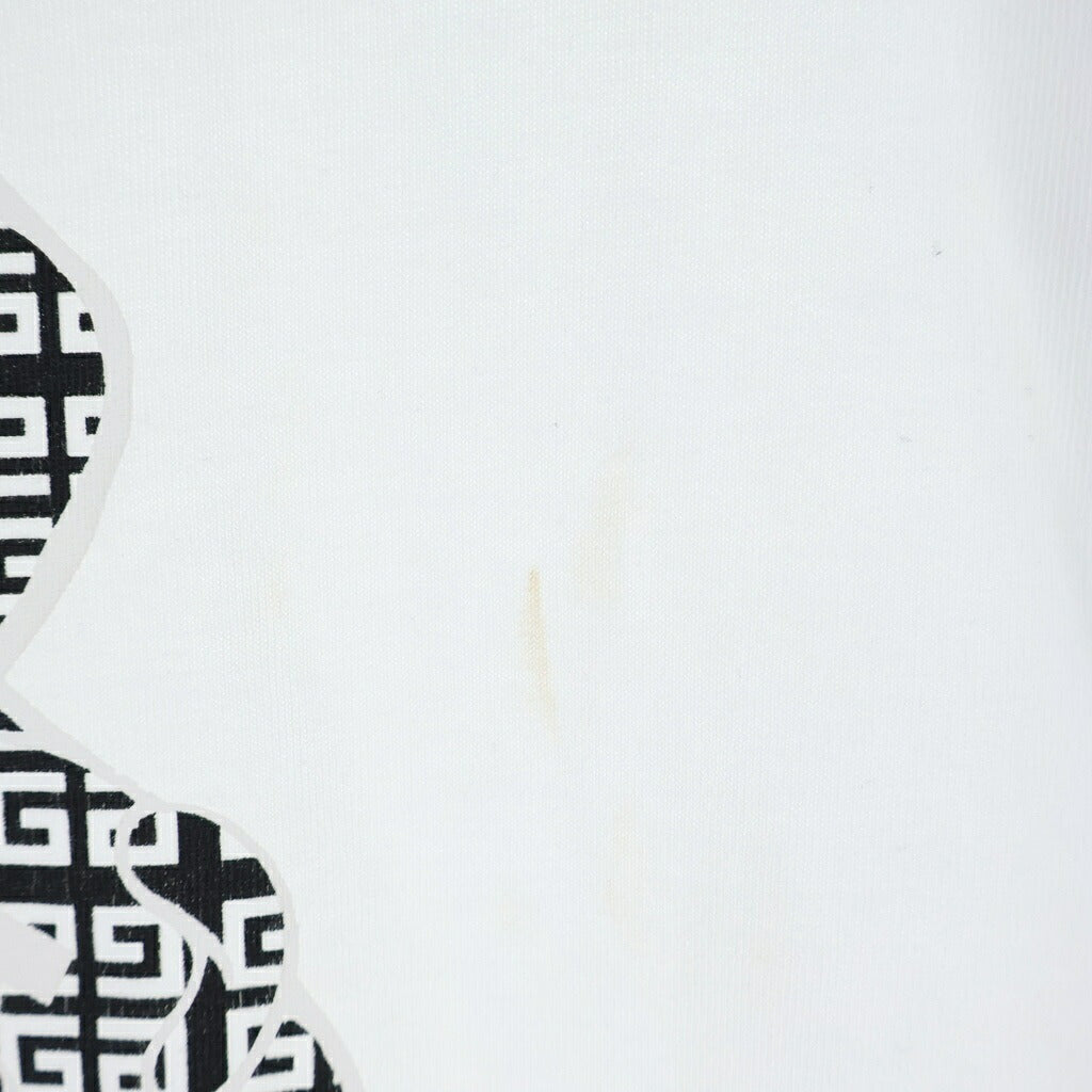 GIVENCHY(ジバンシィ) ×UNDERCOVER GINZA SIX 銀座シックス限定 ベアプリント クルーネック半袖Tシャツ カットソーホワイト BM71JB3YMF