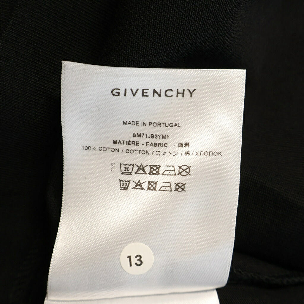 GIVENCHY(ジバンシィ) ×UNDERCOVER GINZA SIX 銀座シックス限定 ベアプリント クルーネック半袖Tシャツ カットソー ブラック BM71JB3YMF