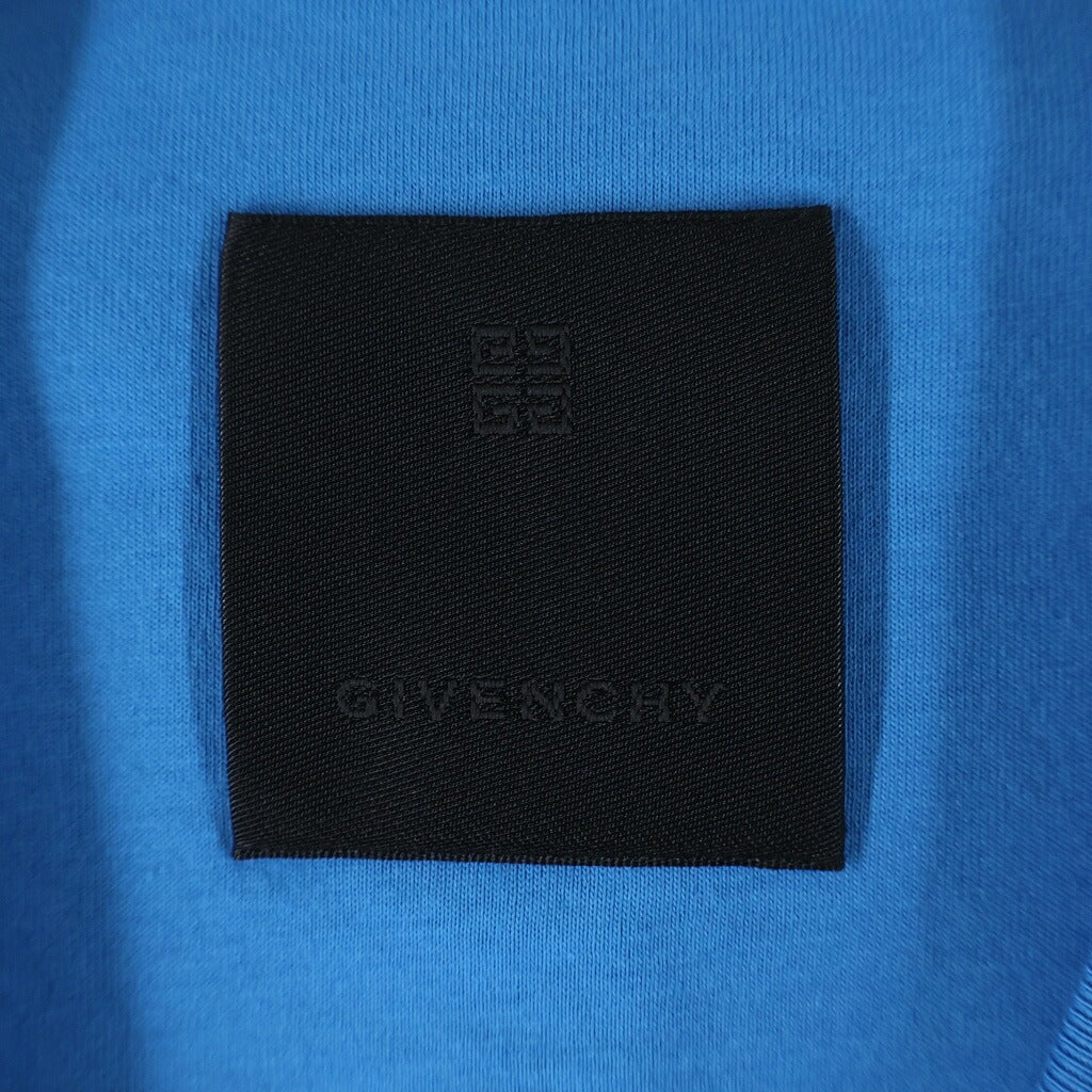 GIVENCHY(ジバンシィ) 両面プリント クルーネック半袖Tシャツ カットソー ブルー BM716R3YEV