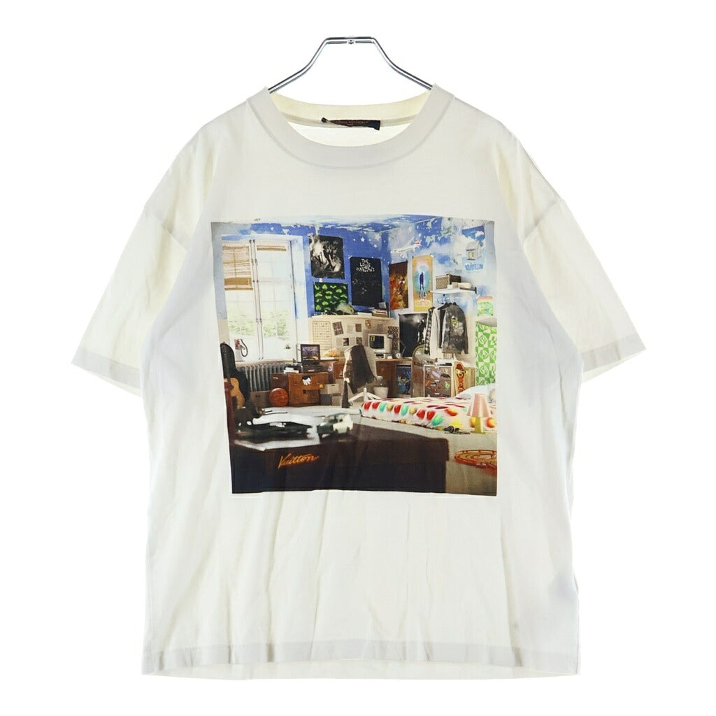 LOUIS VUITTON(ルイヴィトン) 23AW プリンテッドコットンクルーネック半袖Tシャツ ホワイト 1ABY3Z/RM232 NPG HPY80W