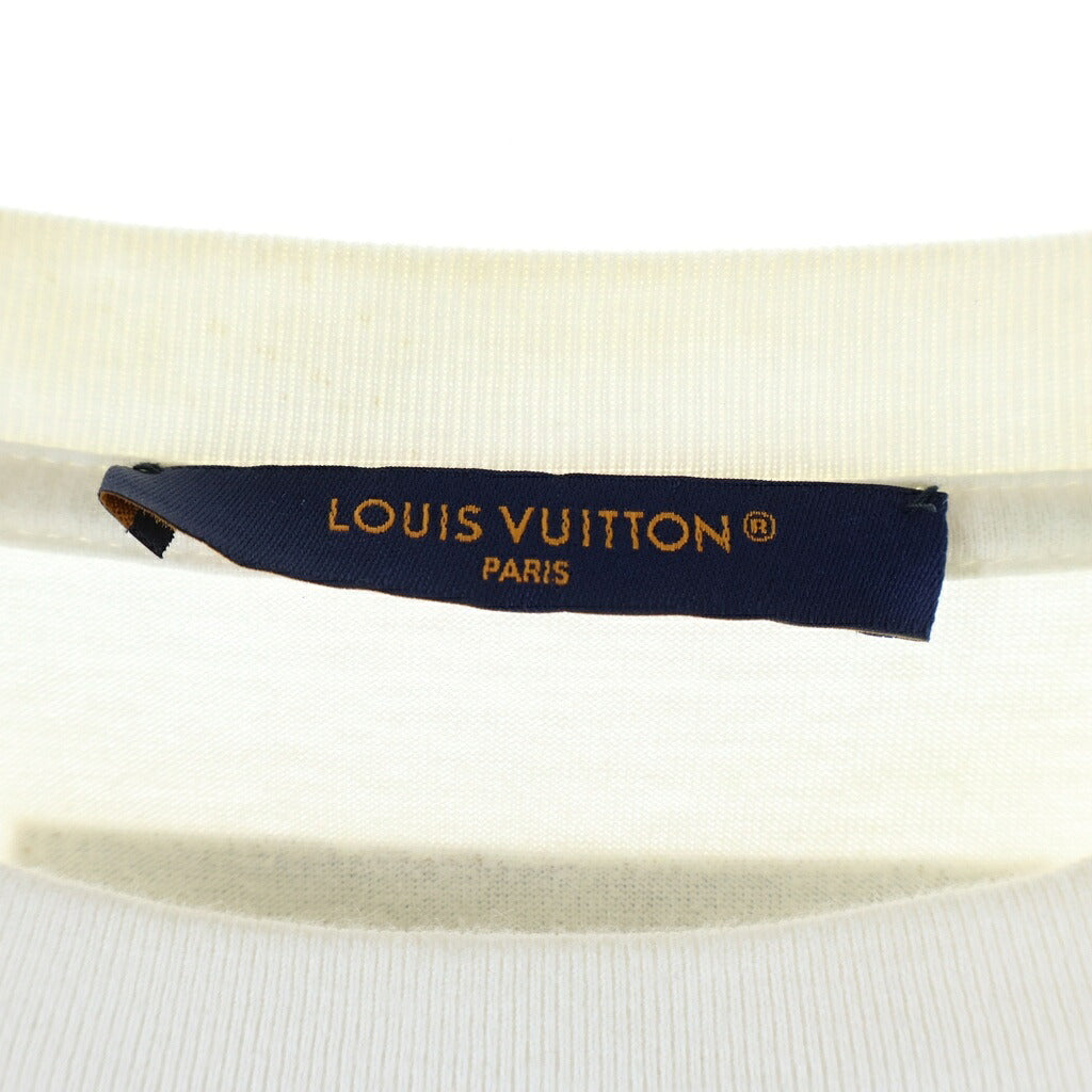LOUIS VUITTON(ルイヴィトン) 23AW プリンテッドコットンクルーネック半袖Tシャツ ホワイト 1ABY3Z/RM232 NPG HPY80W