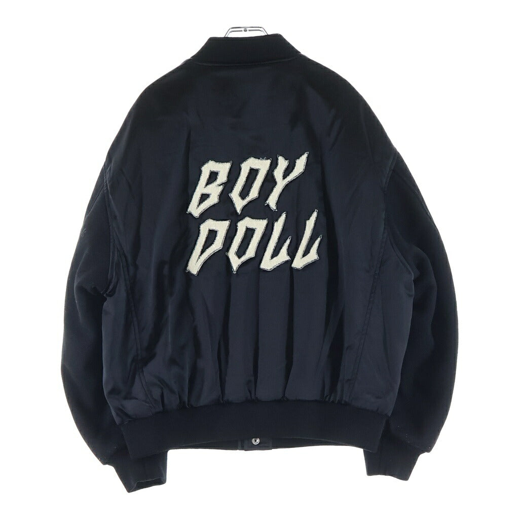 CELINE(セリーヌ) 22AW BOY DOLL TEDDY JACKET IN SATIN NYLON ボーイドール テディジャケット サテン ナイロン ブラック 2W750048S