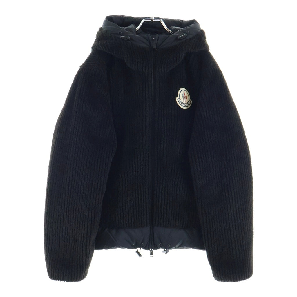 MONCLER(モンクレール) TEJAT テジャット ボルグ リバーシブルダウンジャケット ボア ナイロン ブラック サイズ2 1A00193 89AA3